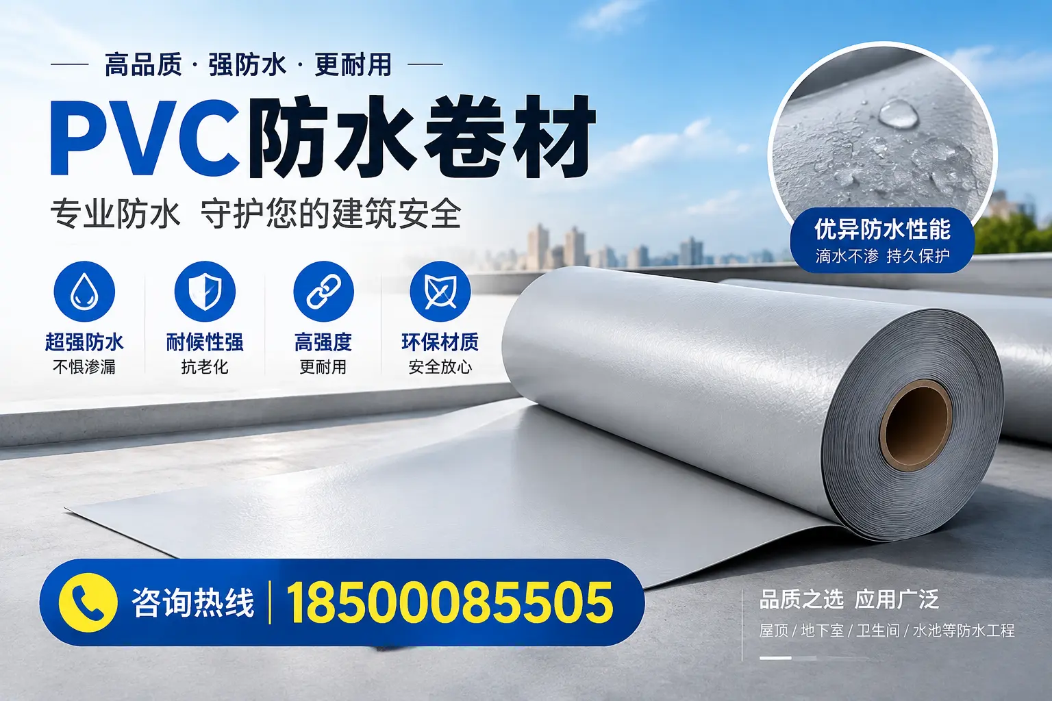 南充地区pvc防水卷材的市场现状与发展趋势